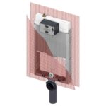 TECE BOX OCTA W 8CM Καζανάκι Εντοιχιζόμενο 9370501 Ένθετο ή Επίτοιχο σε γυψοσανίδα