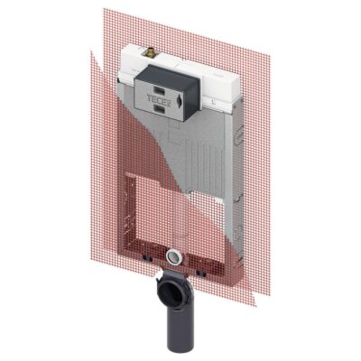 TECE BOX OCTA W 8CM Καζανάκι Εντοιχιζόμενο 9370501 Ένθετο ή Επίτοιχο σε γυψοσανίδα